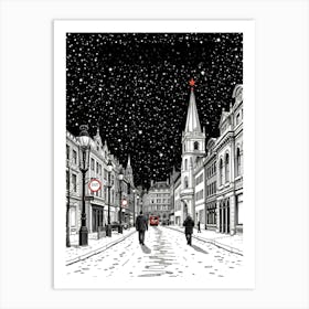 Christmas In London 1 Art Print