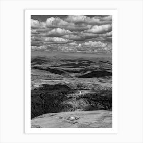 Mountains And Clouds Art Print