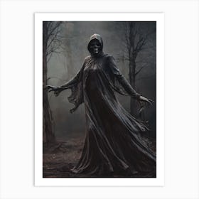 Dance With Death Skeleton Painting (53) Art Print