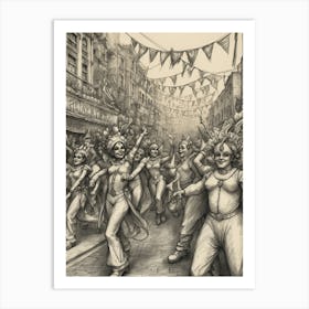 London Carnival Art Print