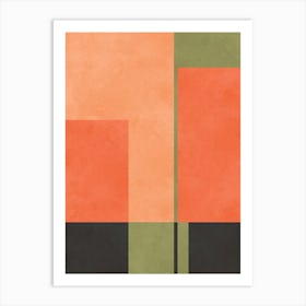 Expressive geometric harmony 4 Art Print