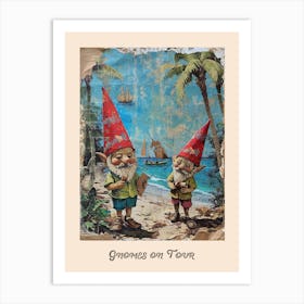 Gnomes On Tour Poster Art Print