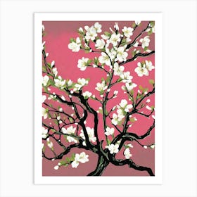 Cherry Blossom Tree Art Print