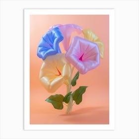 Dreamy Inflatable Flowers Morning Glory 2 Art Print