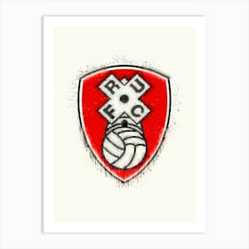 Rotherham United 1 Art Print