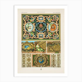 17th Century Pattern, Albert Racine (11) Art Print