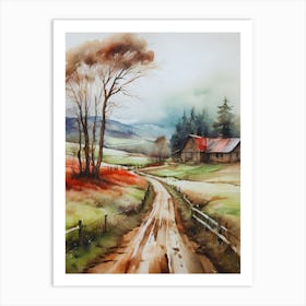 Country Road.1 Art Print