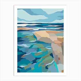 Blue View Art Print