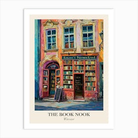 Warsaw Book Nook Bookshop 4 Poster Art Print
