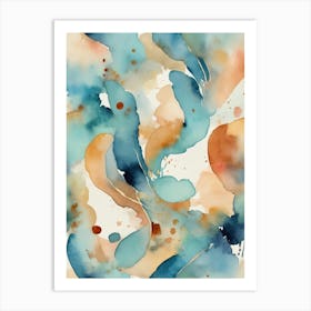 Abstract Watercolor Painting 12 Art Print