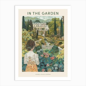 In The Garden Poster Mirabell Palace Gardens Austria 3 Art Print