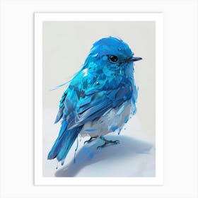 Blue Bird 2 Art Print