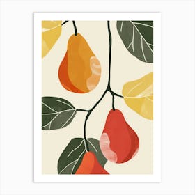 Figs Close Up Illustration 6 Art Print