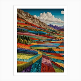 Tibetan Landscape Art Print