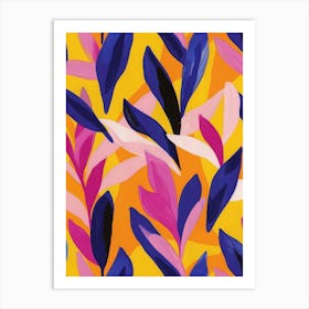 Abstract Leaves 61 Art Print