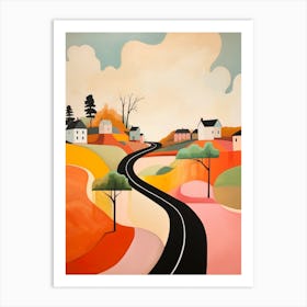 Suburban Abstract Minimalist 12 Art Print