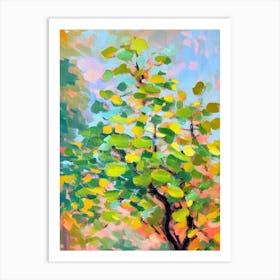 Money Tree Impressionist Painting Art Print