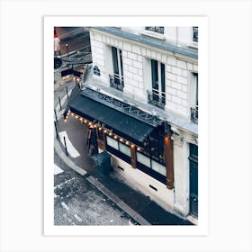 Paris Street Scene Art Print