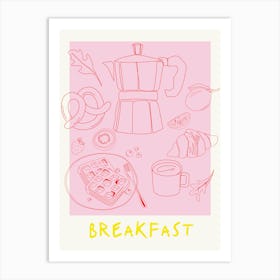 Breakfast Food Print 1 Art Print