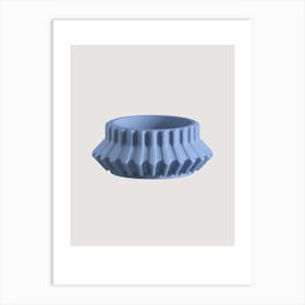 Gear Ring - Blue Art Print