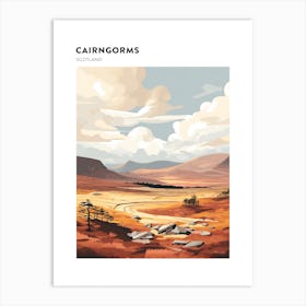 Cairngorms National Park Scotland 2 Hiking Trail Landscape Poster Art Print