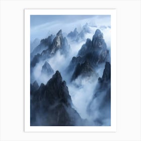 Chinese Mountains 1 Art Print