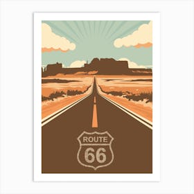 Route 66 1 Art Print