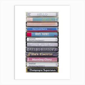 Oasis - Morning Glory- Cassette Print Music Poster Art Print