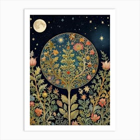 Tree Of Life Style William Morris 2 Art Print