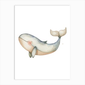 Whale Illustration Art Print