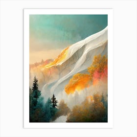 Autumn forest Art Print