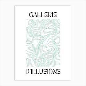 Abstract Lines Art Poster 5 Art Print