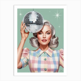 Disco Girl 2 Art Print