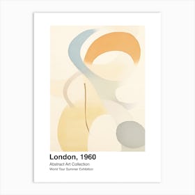 World Tour Exhibition, Abstract Art, London, 1960 9 Art Print