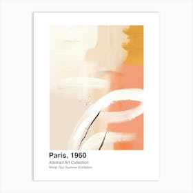 World Tour Exhibition, Abstract Art, Paris, 1960 4 Art Print