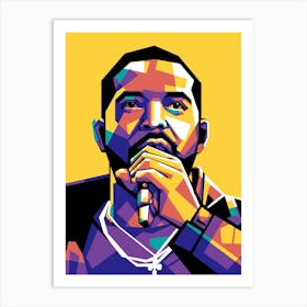 Drake WPAP Art Print