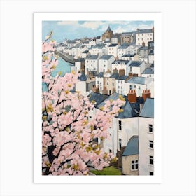 Tenby (Wales) Painting 1 Art Print