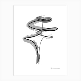 Spiral Strokes 3 Art Print