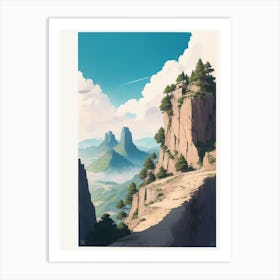 Mountain View Art Print