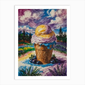 Ice Cream Cone 1 Art Print