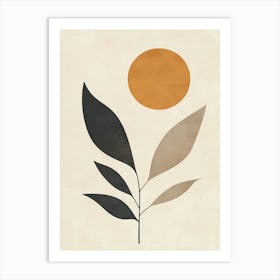 Sun And Leaves 14 Art Print