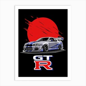 R34 Brian O'Conner 1 Art Print