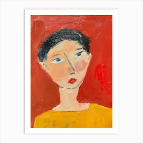 Portrait Of A Woman 599 Art Print