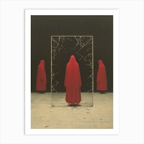 Red Cloaks Art Print