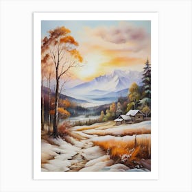 Winter Landscape 6 Art Print