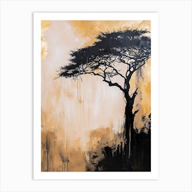 Whispered African Rhythms; Tribal Odyssey Art Print