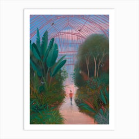 Temperate House In Kew Gardens Art Print