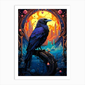 Raven 2 Art Print