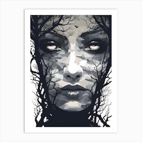 Face Of The Forest Art Print