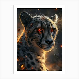 Cheetah 50 Art Print